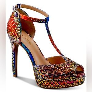 NWT THALIA SODI Women's Chace Embellished Platform Pumps -Size 8
